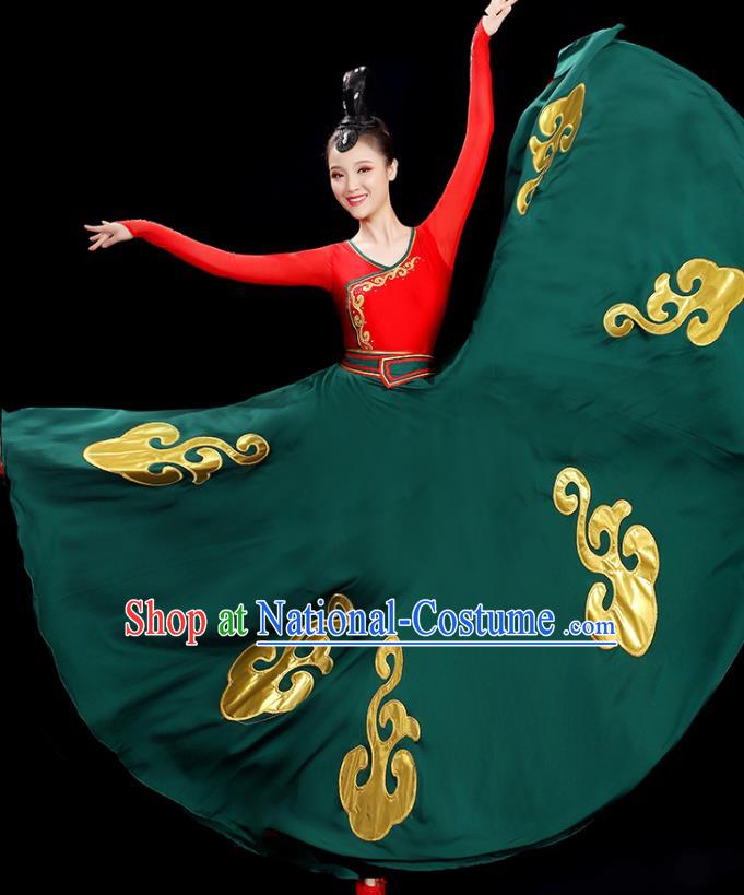 China Classical Dance Dress Women Group Show Costume Opening Dance Clothing