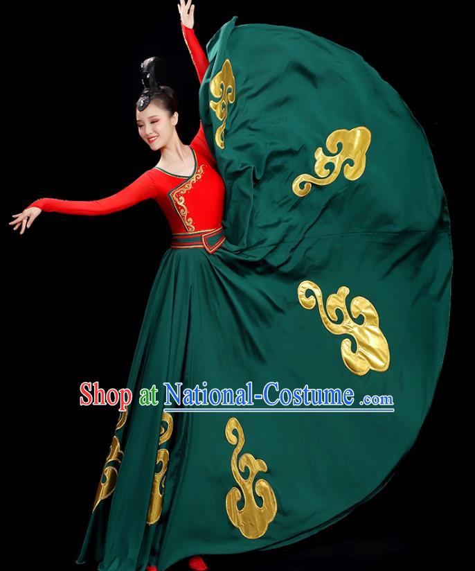 China Classical Dance Dress Women Group Show Costume Opening Dance Clothing