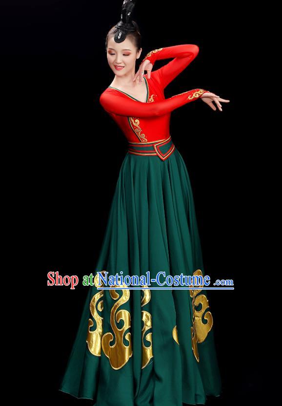 China Classical Dance Dress Women Group Show Costume Opening Dance Clothing