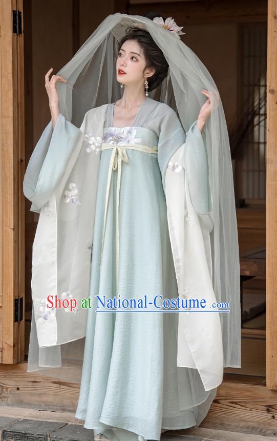 China Ancient Noble Woman Clothing Tang Dynasty Imperial Consort Costume Traditional Hanfu Dresses