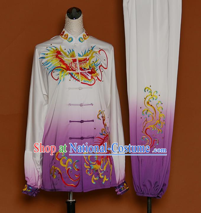 Chinese Taiji Quan Clothes Kung Fu Performance Outfit Martial Arts Competition Clothing Tai Chi Tournament Uniform