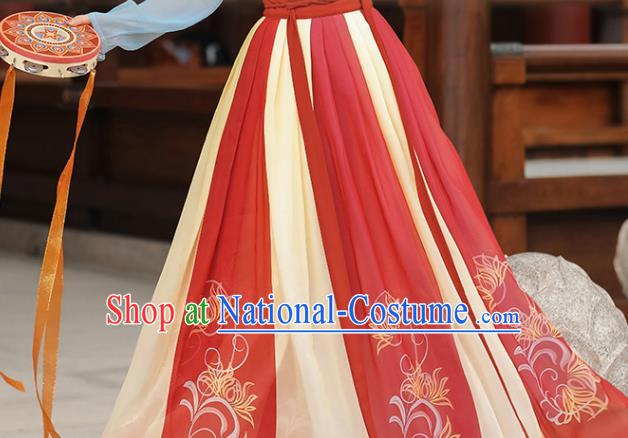 China Traditional Hanfu Dresses Ancient Princess Clothing Song Dynasty Woman Garment Costumes Complete Set