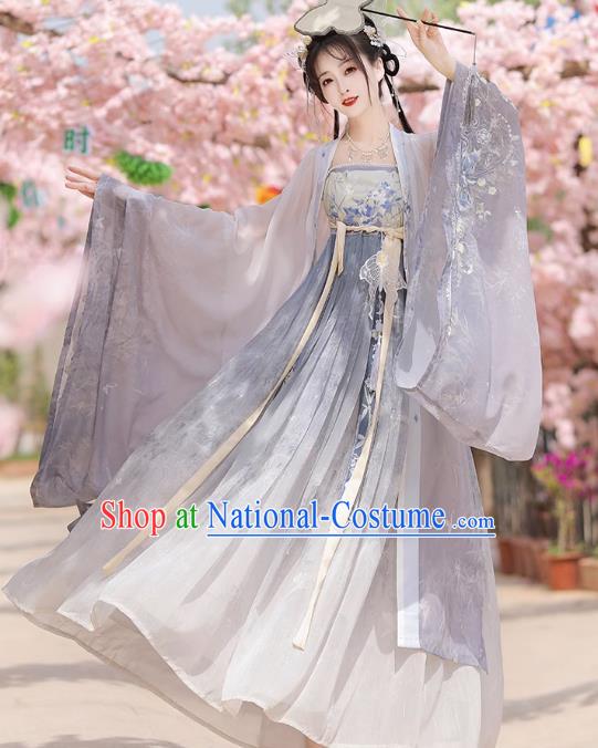 Chinese Tang Dynasty Princess Clothing Traditional Hanfu Dress Ancient Palace Woman Costumes Complete Set