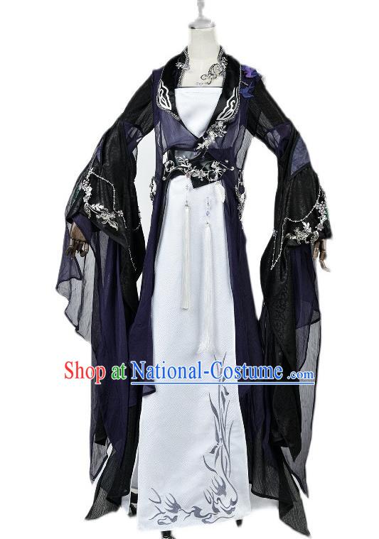 Cosplay Heroine Clothes Jian Xia Qing Yuan Xing Yan Clothing Ancient Swordswoman Costumes