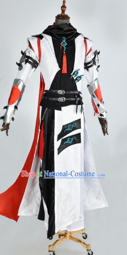 Ancient Swordsman Costumes Cosplay Hero Clothes Jian Xia Qing Yuan Ling Xue Ge Male Clothing