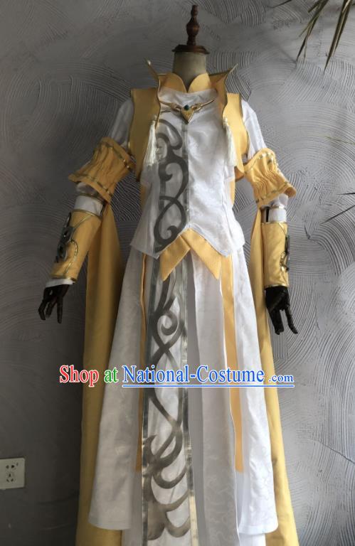 Ancient Swordswoman Costumes Cosplay Noble Lady Clothes Jian Xia Qing Yuan NPC Clothing