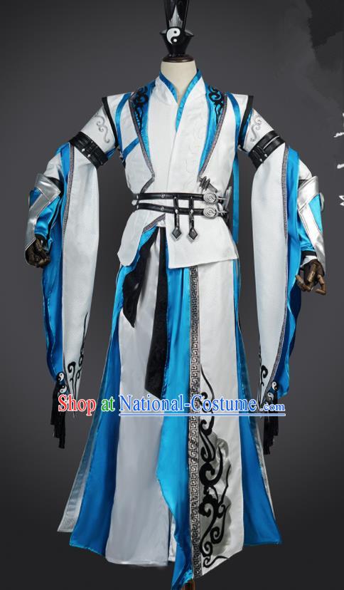 Cosplay Swordsman Clothes Jian Xia Qing Yuan NPC Clothing  Ancient Young Hero Costumes