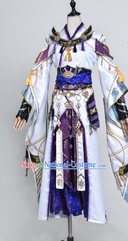 Top Cosplay Young Hero Clothes Jian Xia Qing Yuan Yan Tian Zong Clothing Ancient Swordsman Costumes