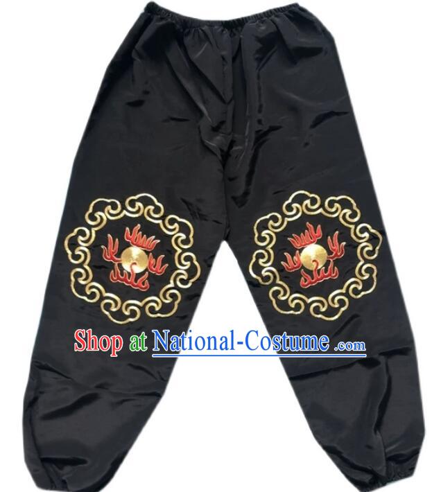 China Sichuan Opera Bian Lian Clothing Changing Face Performance Costume Embroidered Black Pants