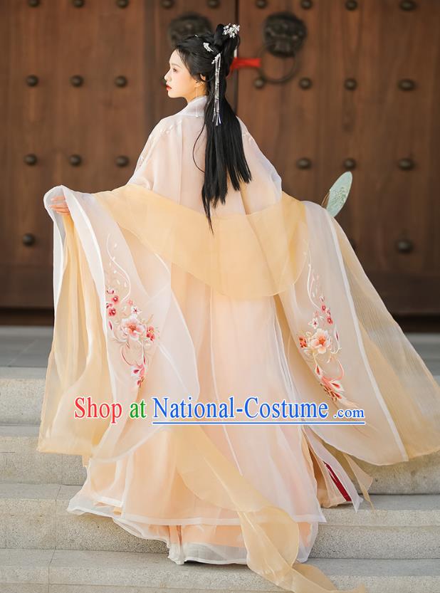 China Traditional Hanfu Costumes Ancient Princess Dresses Tang Dynasty Court Woman Clothing