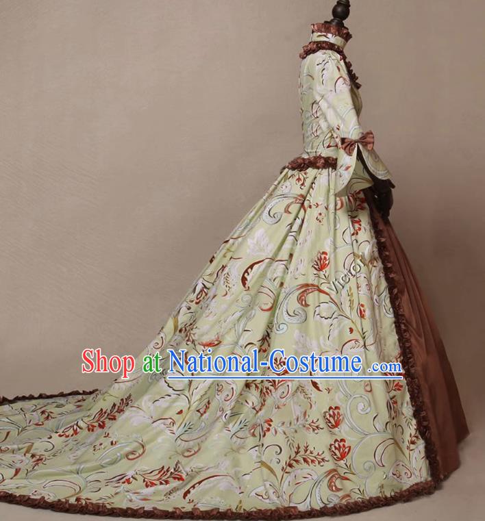 European Medieval Retro Noblewoman Formal Dress A Gown For Women Suitable For Stage Plays