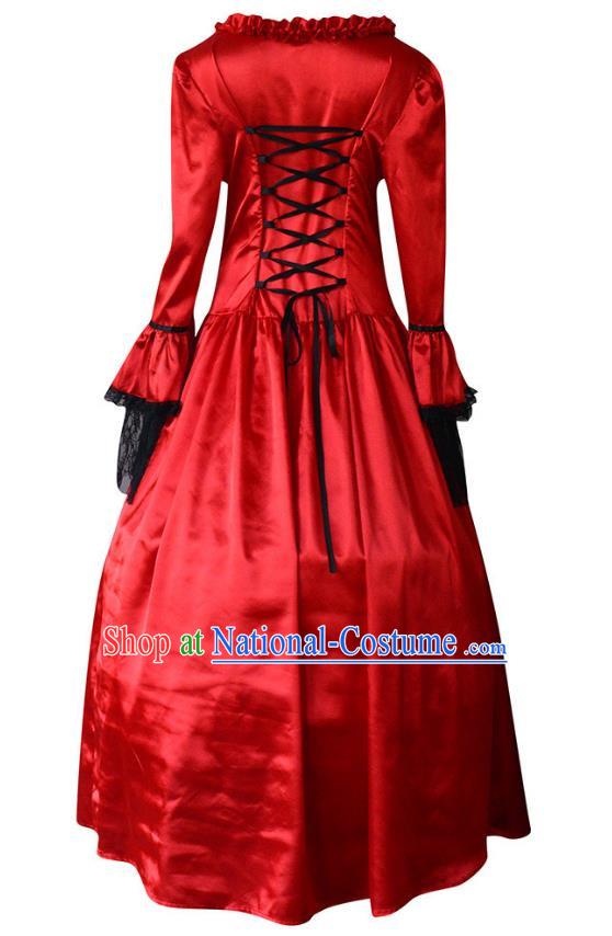 Cosplay European Medieval Noble Court Long Dress For Stage Plays Featuring European And American Retro Style Formal Evening Dresses For Women