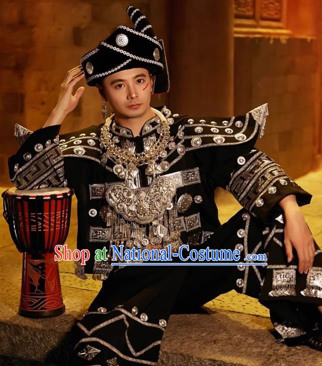 Miao Costumes Ethnic Minority Costumes Tourist Attractions Photo Boutique Male Miao King Suit