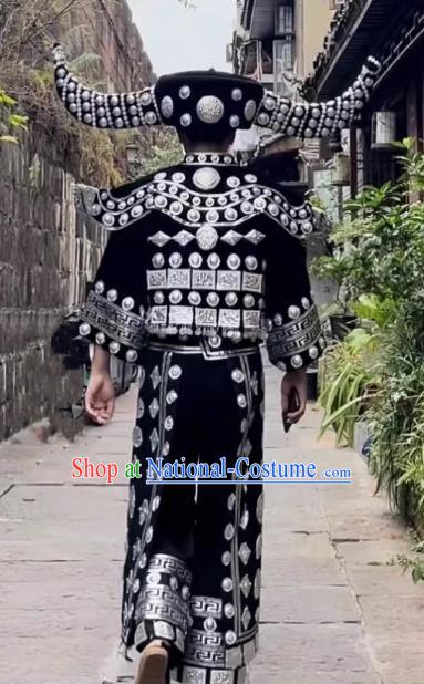 Miao Costumes Ethnic Minority Costumes Tourist Attractions Photo Boutique Male Miao King Suit