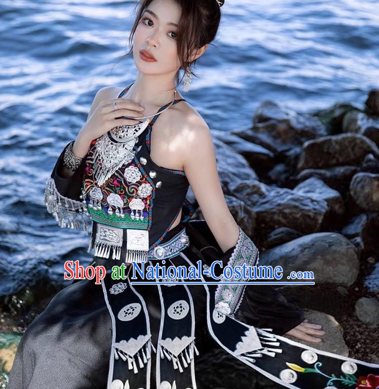 Miao Women Ethnic Style Traditional Ethnic Minority Costumes Chinese Clothing