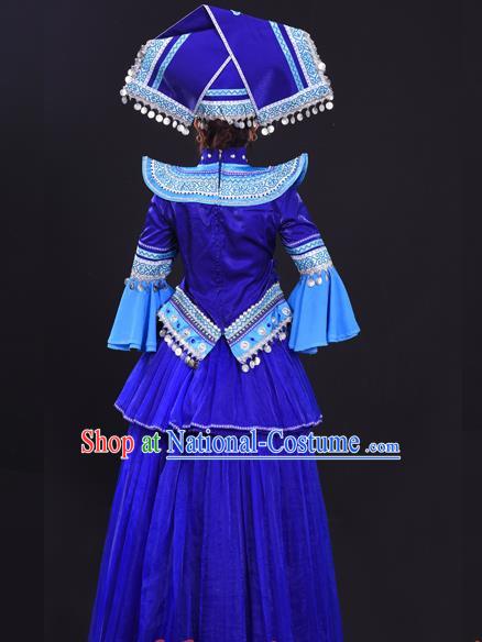 Zhuang Costumes Male And Female Hosts Costumes Solo Performance Costumes Big Swing Skirts