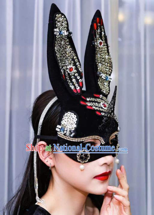 Carnival Mask Masquerade Half Face Sexy Bunny Girl Mask Rabbit Mask