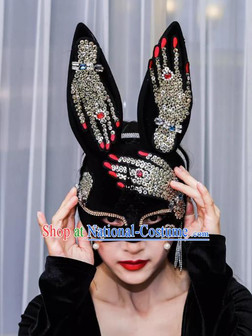 Carnival Mask Masquerade Half Face Sexy Bunny Girl Mask Rabbit Mask