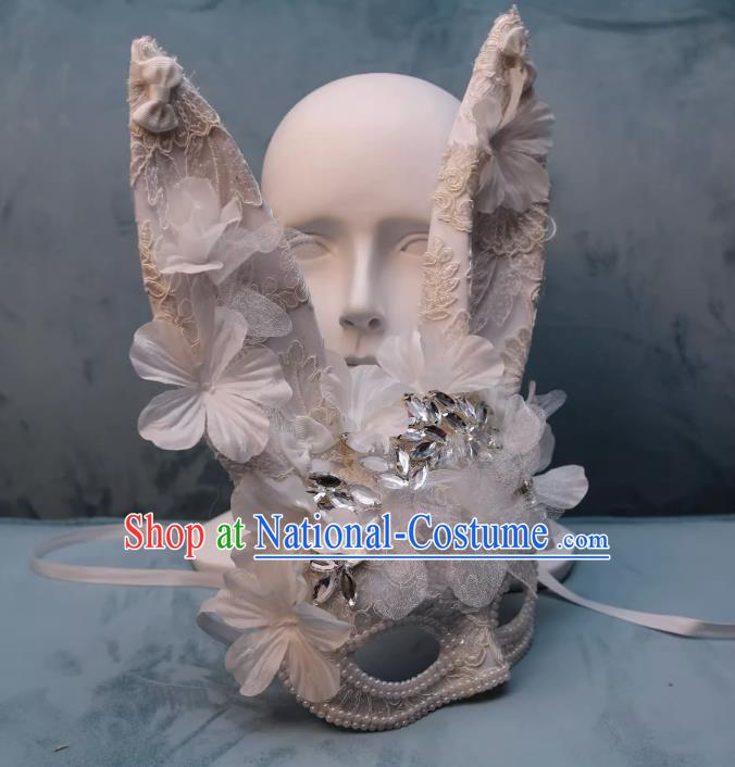 Carnival Mask Masquerade Half Face Sexy Bunny Girl Mask Rabbit Mask