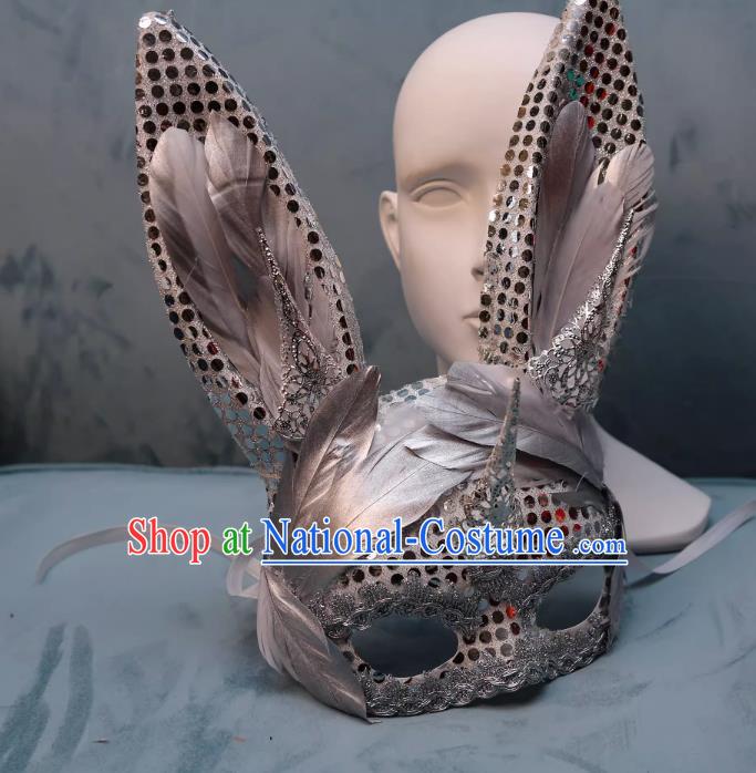 Carnival Mask Masquerade Half Face Sexy Bunny Girl Mask Rabbit Mask