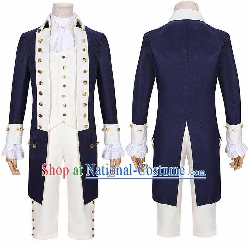 Medieval European Prince Costume Suit Male And Female Cosplay Royal Family Member Evening Dress Studio Stage Outfit