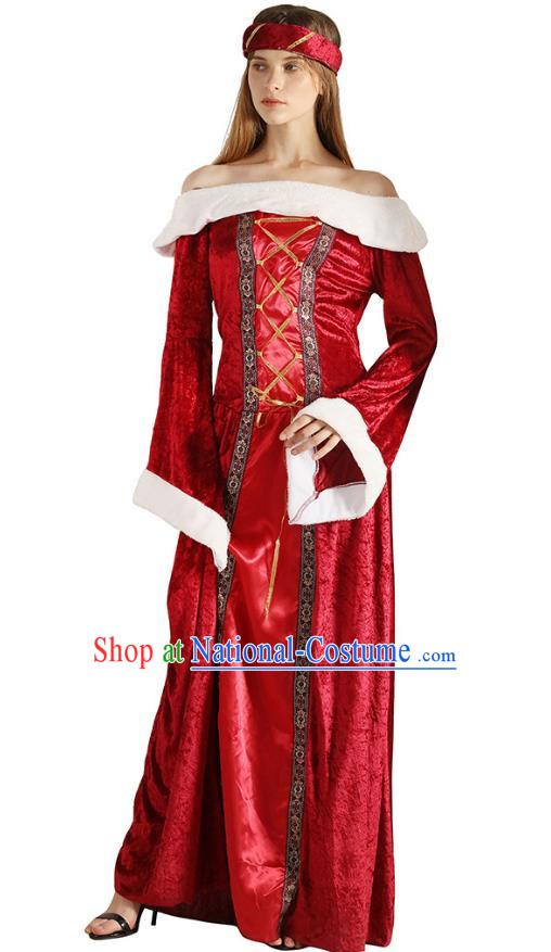 Medieval European Kings And Queens Costumes Fairy Tale Stage Play Royal Couple Retro Cosplay Suit Adult Models