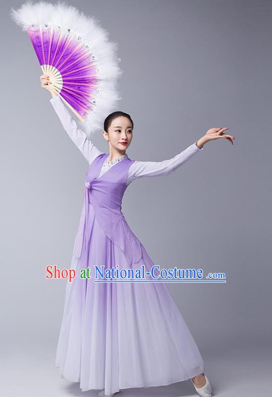 Classical CCTV Korean Dance With The Same Style Of Soul Wings Dance Costume Art Test Fan Elegant Big Swing Performance Costume Da Jang Jin