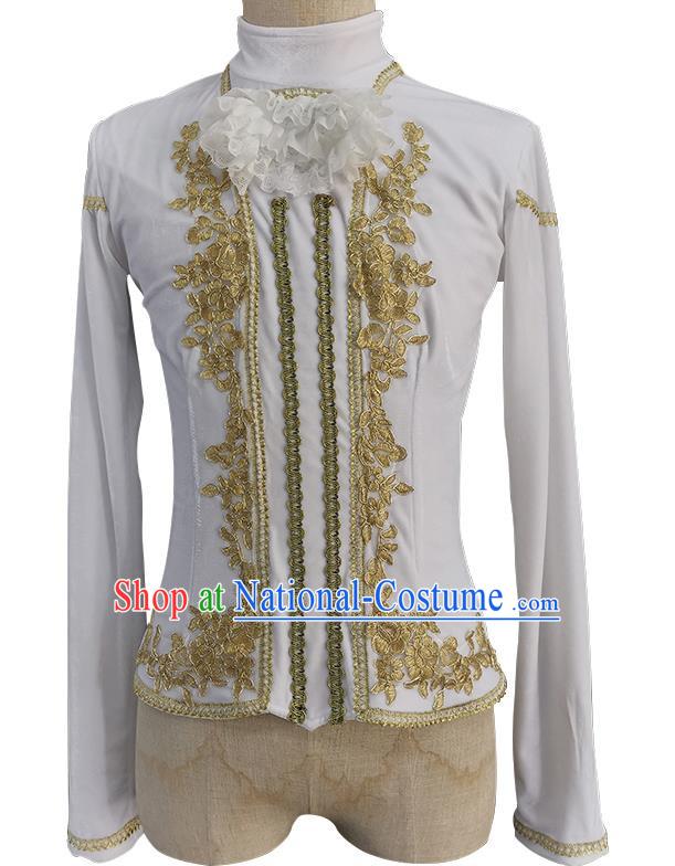 Men Single Top Ballet Custom Costume