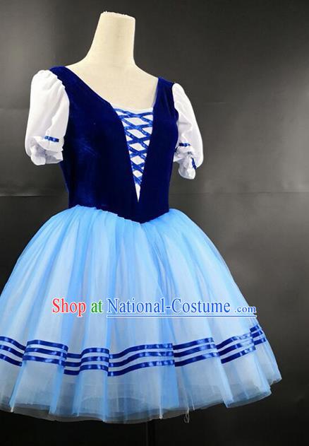 Female Ballet Performance Clothing Chest Sequin Tutu Skirt Elastic Aerobics Gymnastics Ballet Dress Long Skirt Dance Clothing