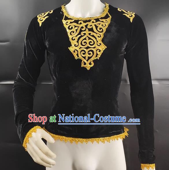 Men Ballet Tops Prince Dance Performance Costumes Pas De Deux Jazz Modern Dance Costumes Performance Costumes