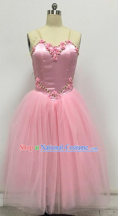 Long Dance Ballet Dress Princess Dress Performance Dress Exercise Suit Tutu Skirt Gauze Skirt