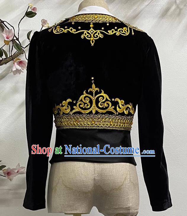 Boys Court Ballet Costume Two Piece Exquisite Stage Performance Costume