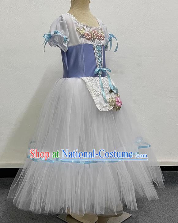 Children Princess Dress Elegant Gauze Dress Performance Dance Costume