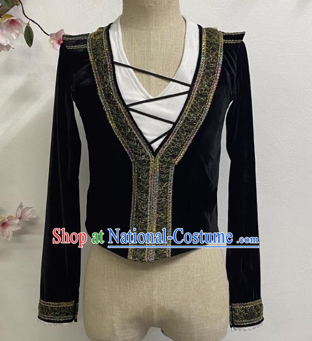 Men Ballet Velvet One Top Stage Performance Costumes