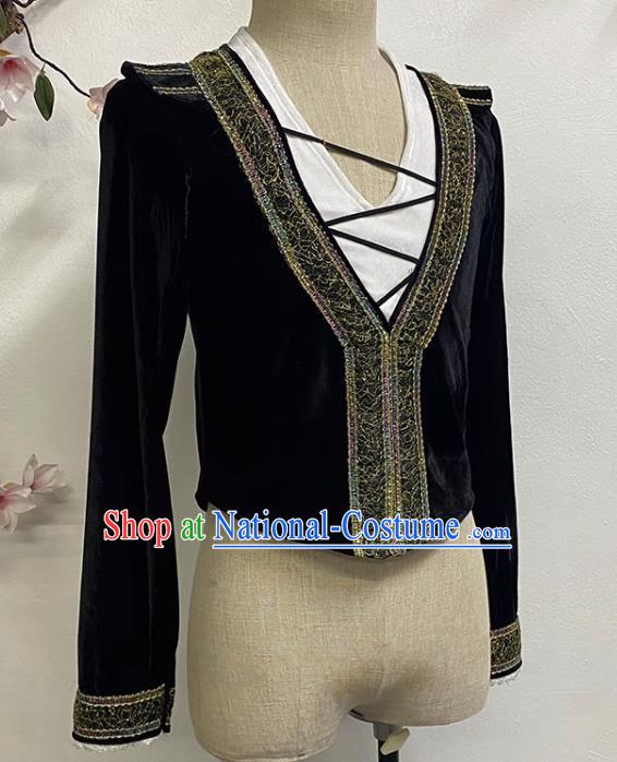 Men Ballet Velvet One Top Stage Performance Costumes