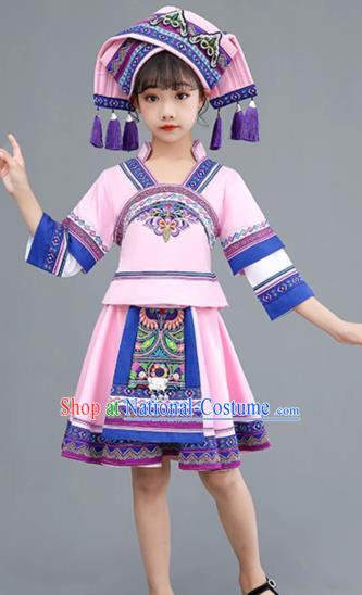 Children Clothing of The Zhuang Nationality On June 1