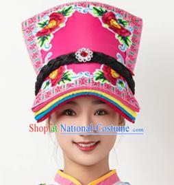 Ethnic Minority Hat Miao Tujia Zhuang Headdress Female Performance Stage Jewelry Yi Naxi