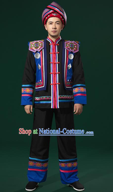 Ethnic Minority Costumes Male Guizhou Miao Yi Nationality Dong Nationality Yunnan Bai Nationality Tujia Yao Nationality Stage Performance Costumes