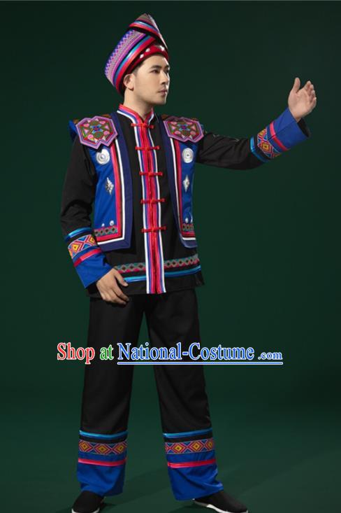 Ethnic Minority Costumes Male Guizhou Miao Yi Nationality Dong Nationality Yunnan Bai Nationality Tujia Yao Nationality Stage Performance Costumes