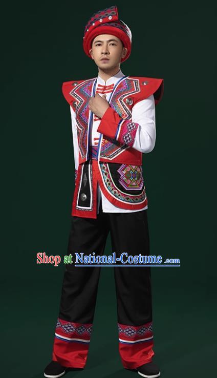 Ethnic Minority Costumes Male Guizhou Miao Yi Nationality Dong Nationality Yunnan Bai Nationality Tujia Yao Nationality Stage Performance Costumes