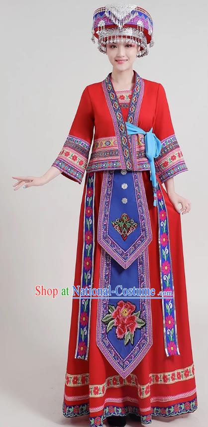 Miao Costumes 56 Ethnic Minority Costumes Female Adult Dance Costumes Dong And Tujia