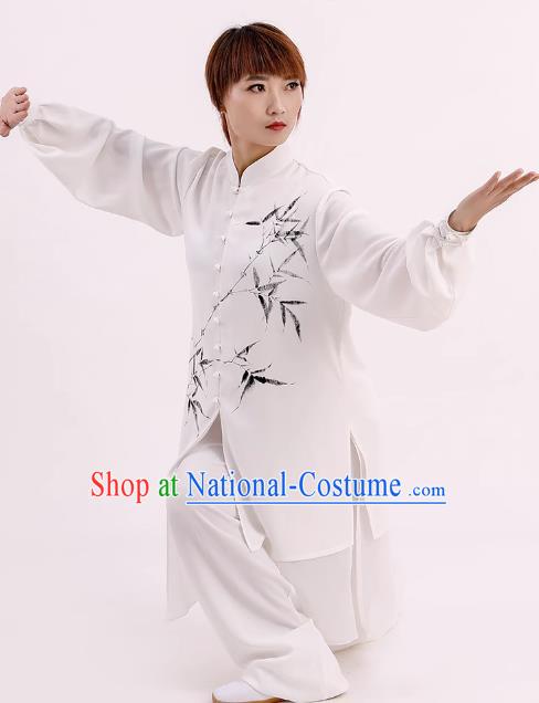 Tai Chi Clothing Female Summer Clothes Elegant Tai Chi Practice Clothing Competition Clothing Chinese Wind Male