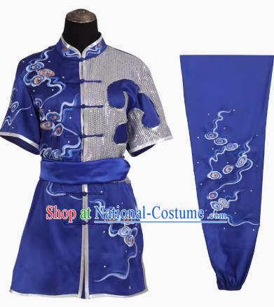 Martial Arts Practice Clothing Male Performance Clothing Children Performance Clothing Chinese Style Competition Clothing Kung Fu Short Sleeved Martial Arts Training Clothing