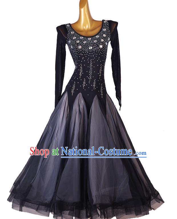 Modern Dance Skirt Plus Dress High End National Standard Dance Ballroom Dance Swing Skirt Waltz Dance Skirt