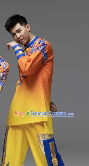 Chinese Style Male And Female National Tide Martial Arts Performance Clothing Annual Meeting Jazz Dance Modern Dance Drum Performance Suit