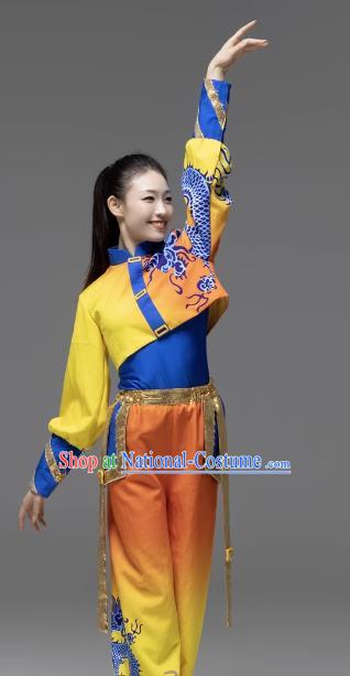 Chinese Style Male And Female National Tide Martial Arts Performance Clothing Annual Meeting Jazz Dance Modern Dance Drum Performance Suit