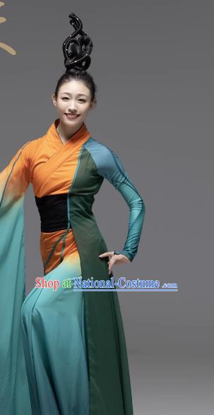 Classical Dance Wide Sleeve Clothing Chinese Style Examination Han And Tang Costume Performance Clothing