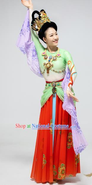 Dunhuang Flying Fairy Elegant Chinese Style Classical Performance Costumes Rebound Pipa Gorgeous Dance Costumes