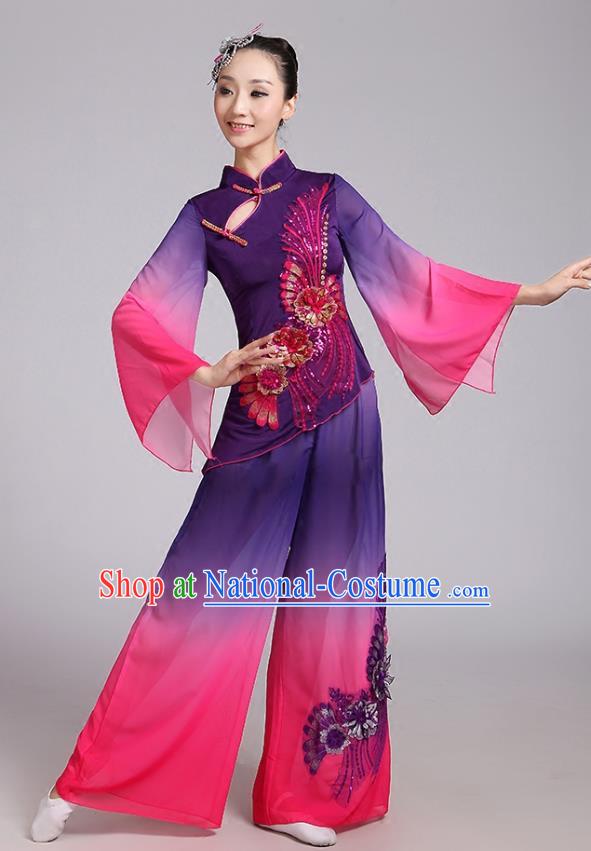 Classical Dance Dance Costume Middle Aged And Elderly Fan Dance Square Dance National Dance Performance Costume Yangko Costume Female