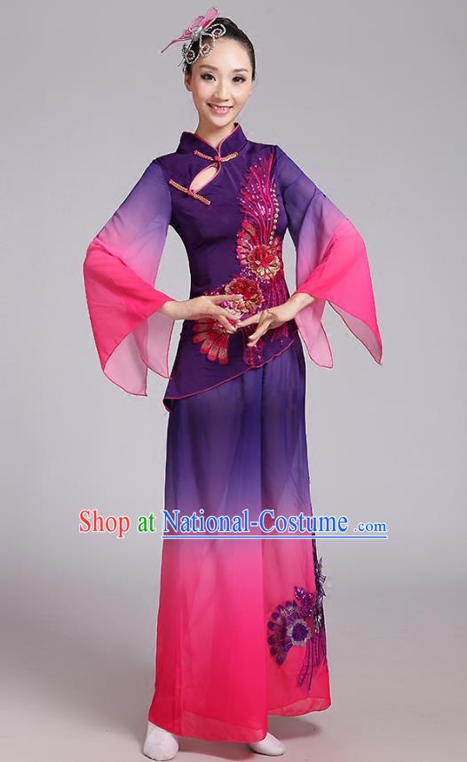 Classical Dance Dance Costume Middle Aged And Elderly Fan Dance Square Dance National Dance Performance Costume Yangko Costume Female